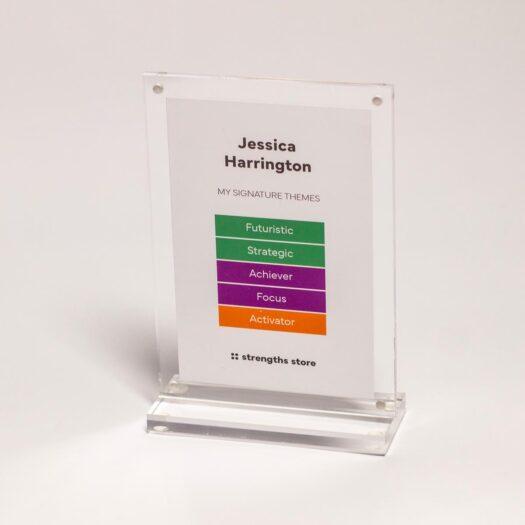 Corporate/Coach Office Placard | Top 5 Strengths
