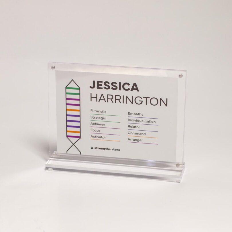 Individual Office Placard | Top 10 Strengths