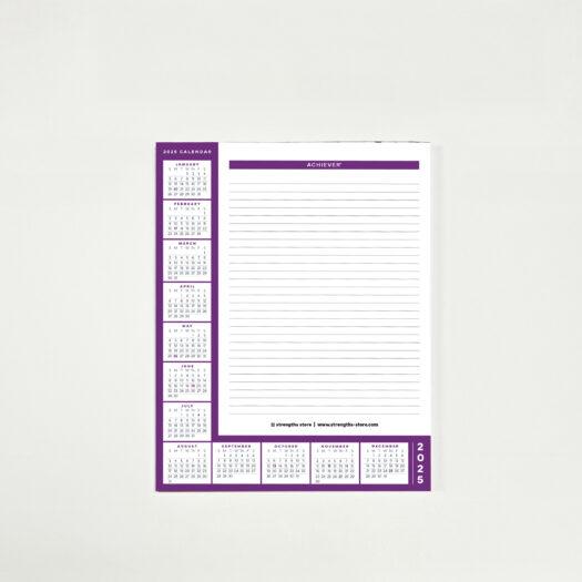 2025 Calendar Notepad | Select A Strength